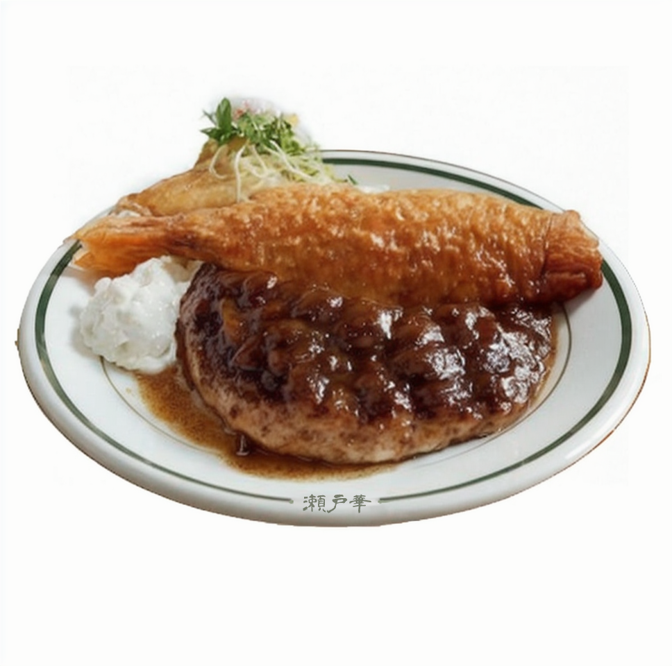 .デミオムライス定食